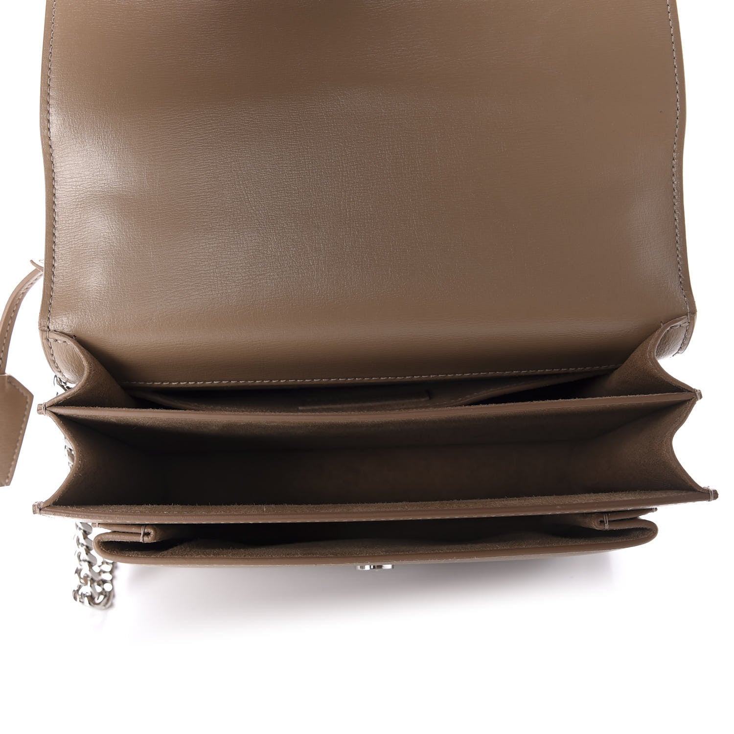 Saint Laurent Calfskin Medium Monogram Sunset Dark Beige 5 of 11