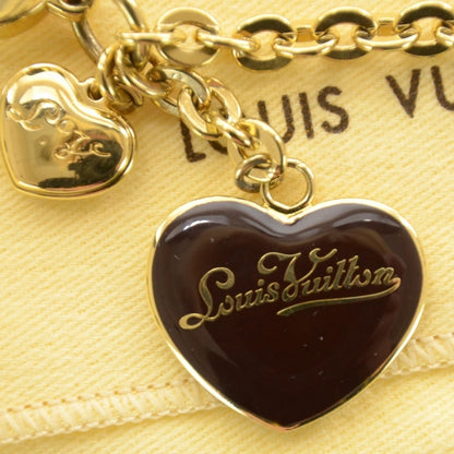 Louis Vuitton Rayures Coeur Bag Charm Key Holder Amarante 3 of 6