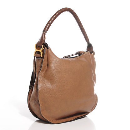 Chloe Calfskin Small Marcie Hobo Nut 3 of 9
