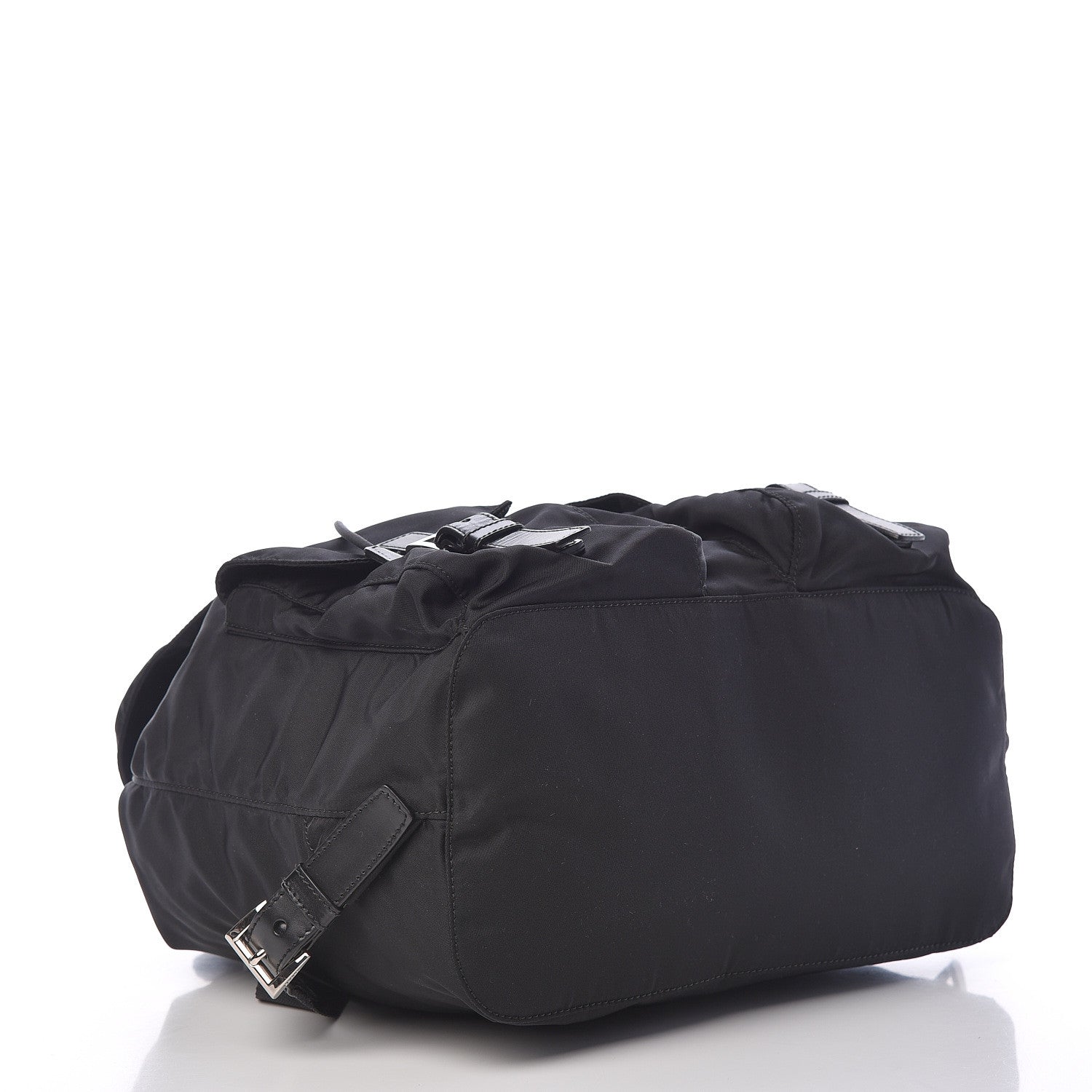 Prada Nylon Vela Medium Backpack Black 4 of 11