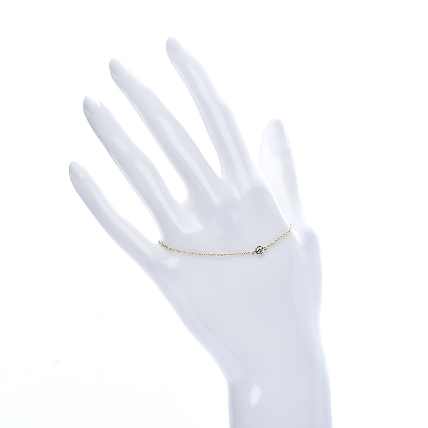 18K Yellow Gold Diamond .08ct Elsa Peretti Diamonds by the Yard Bracelet