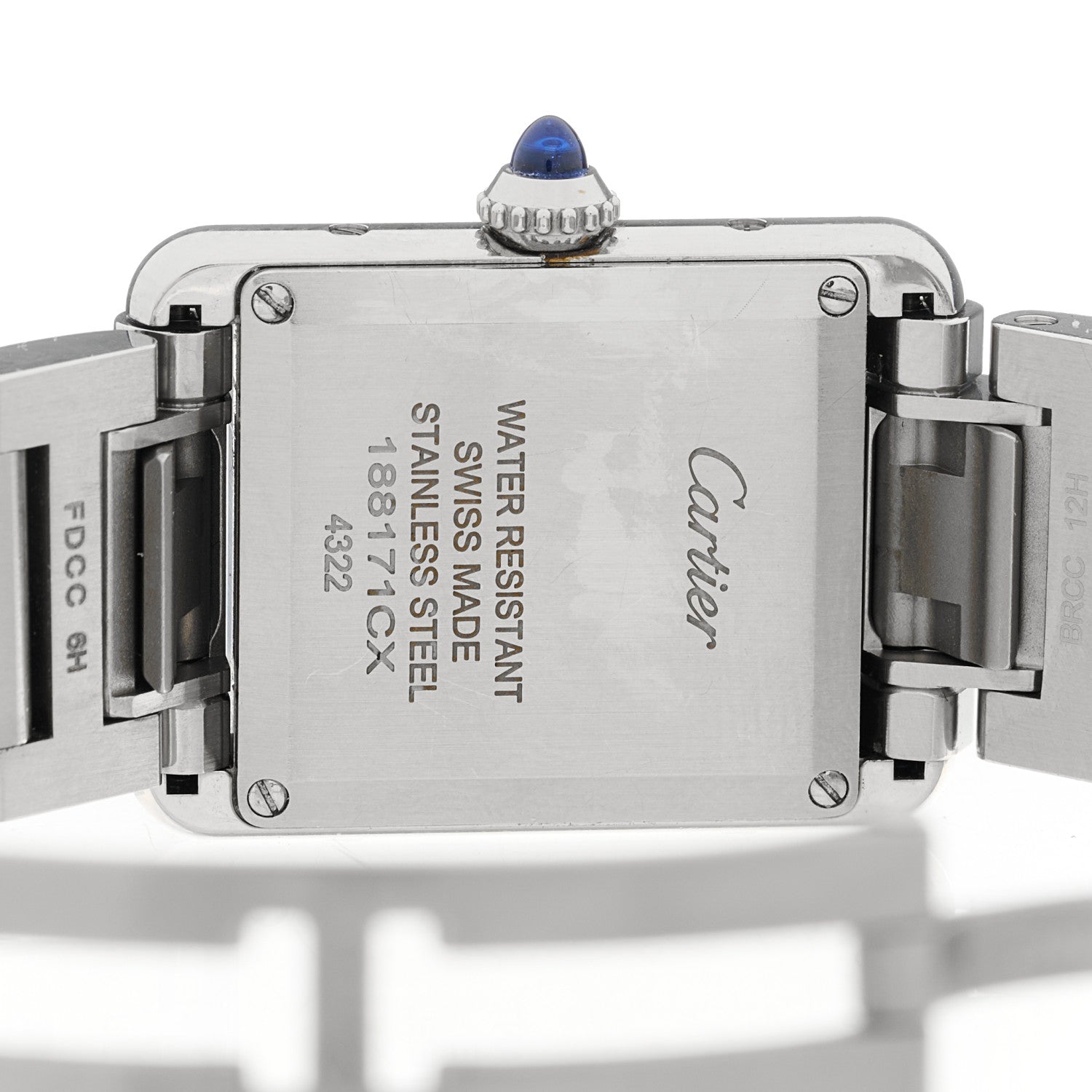 Cartier Stainless Steel 22mm Tank Must Quartz Watch 4 of 4