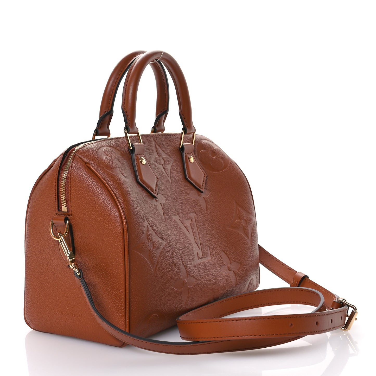 Empreinte Monogram Giant Speedy Bandouliere 25 Cognac