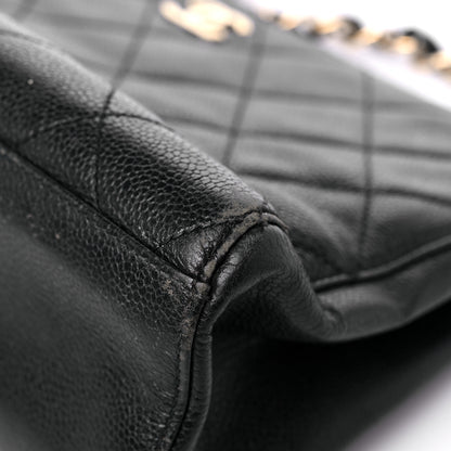 Chanel Caviar Quilted Shoulder Bag Black 10 of 27