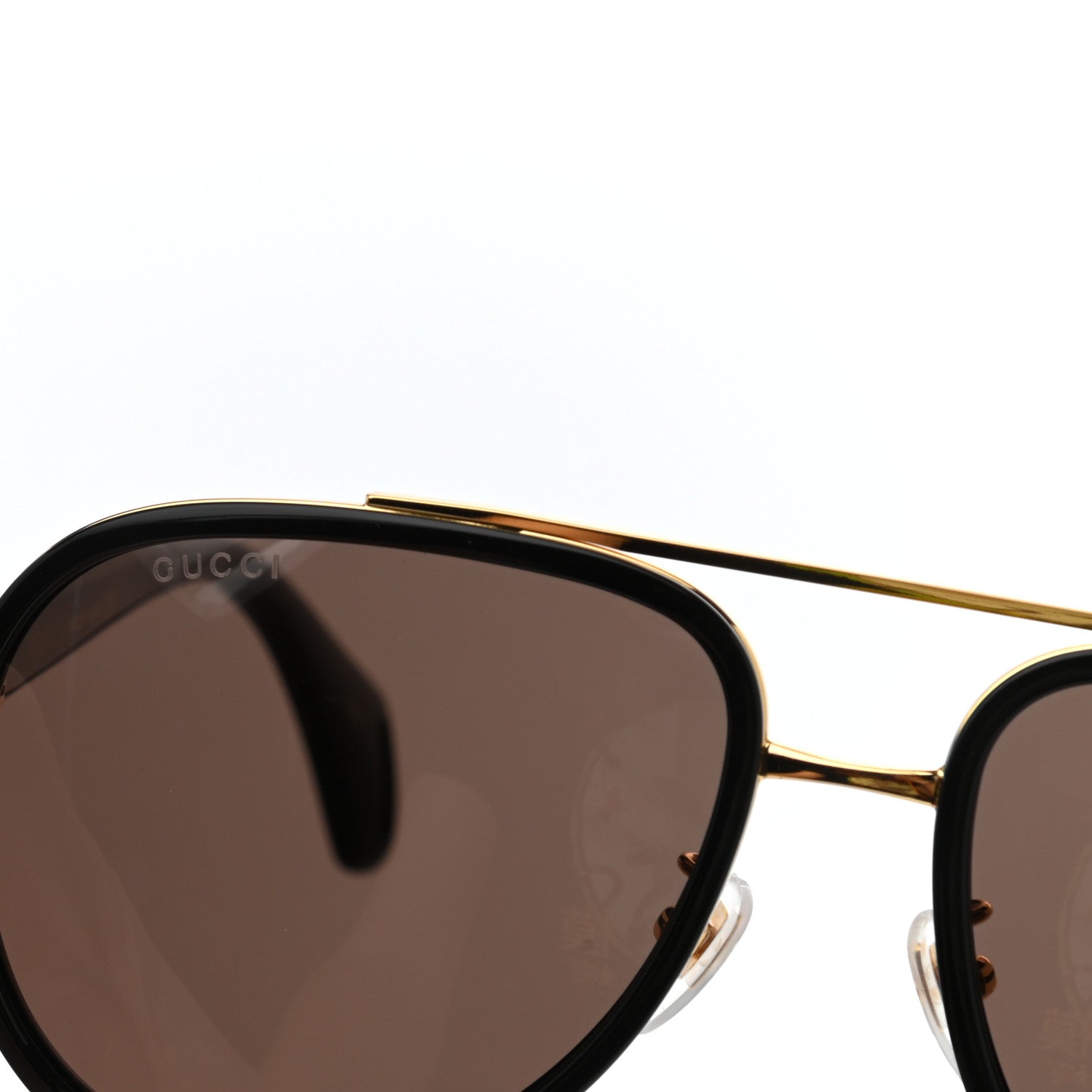 Gucci Acetate Aviator Sunglasses GG0447S Black 7 of 7