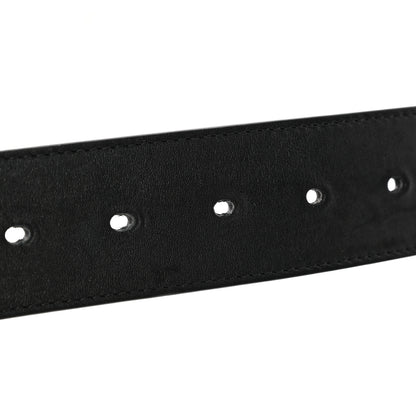 Gucci Moon Calfskin Scales Double G 40mm Belt 80 32 Black 7 of 7