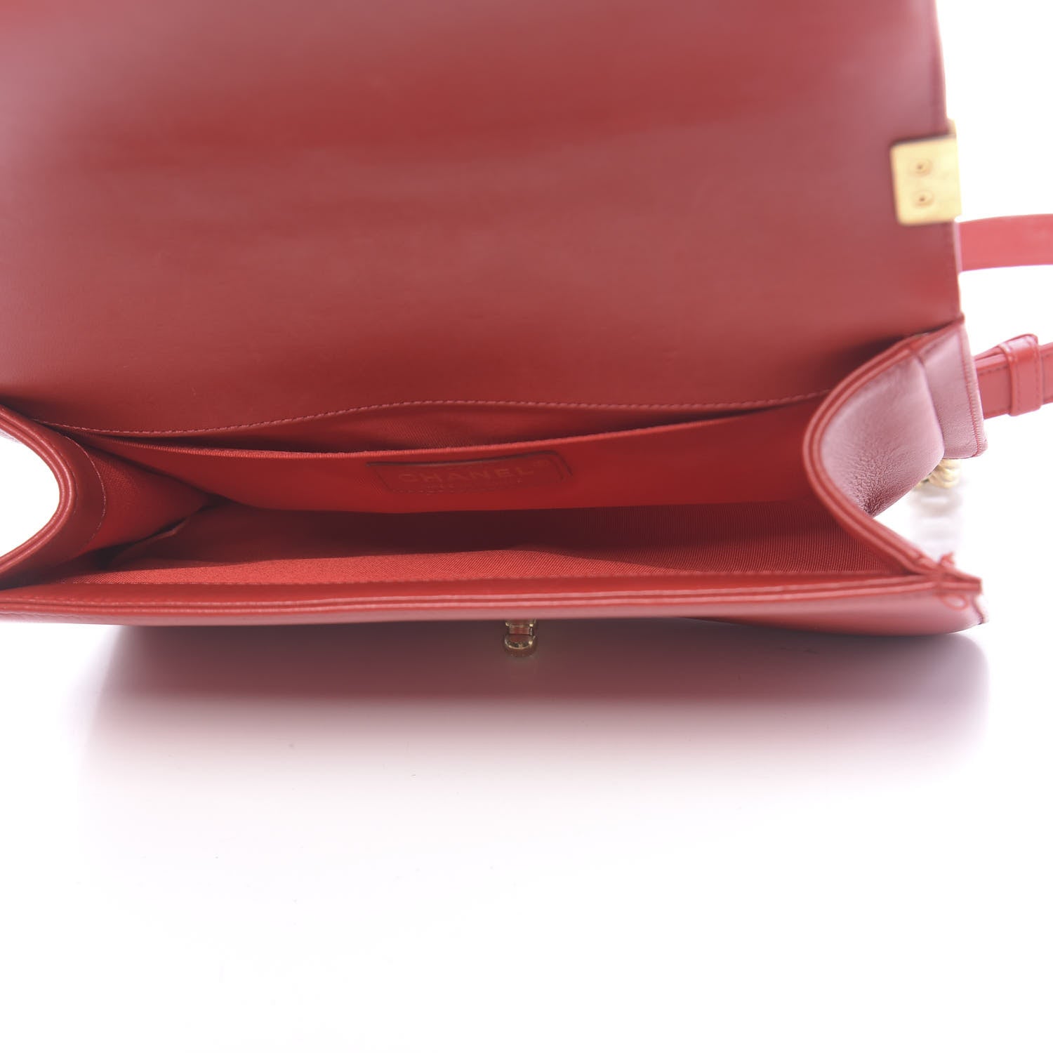 Chanel Lambskin Quilted Medium Boy Flap Red 5 of 13