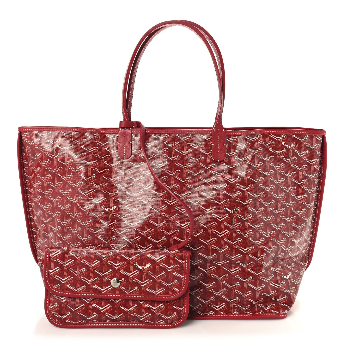 Goyardine Reversible Anjou PM Red