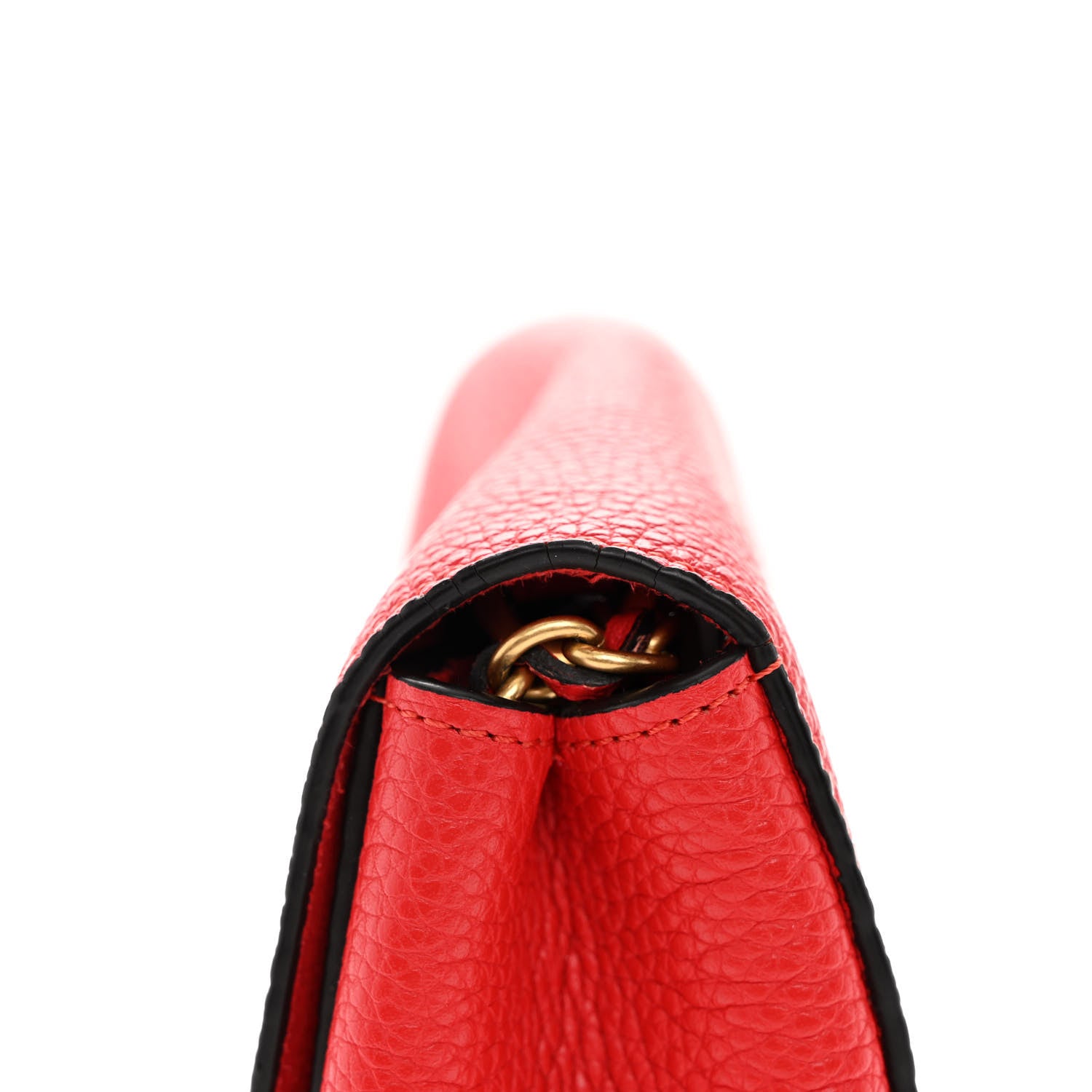 Mulberry Classic Grain Calfskin Mini Lily Fiery Red 10 of 11