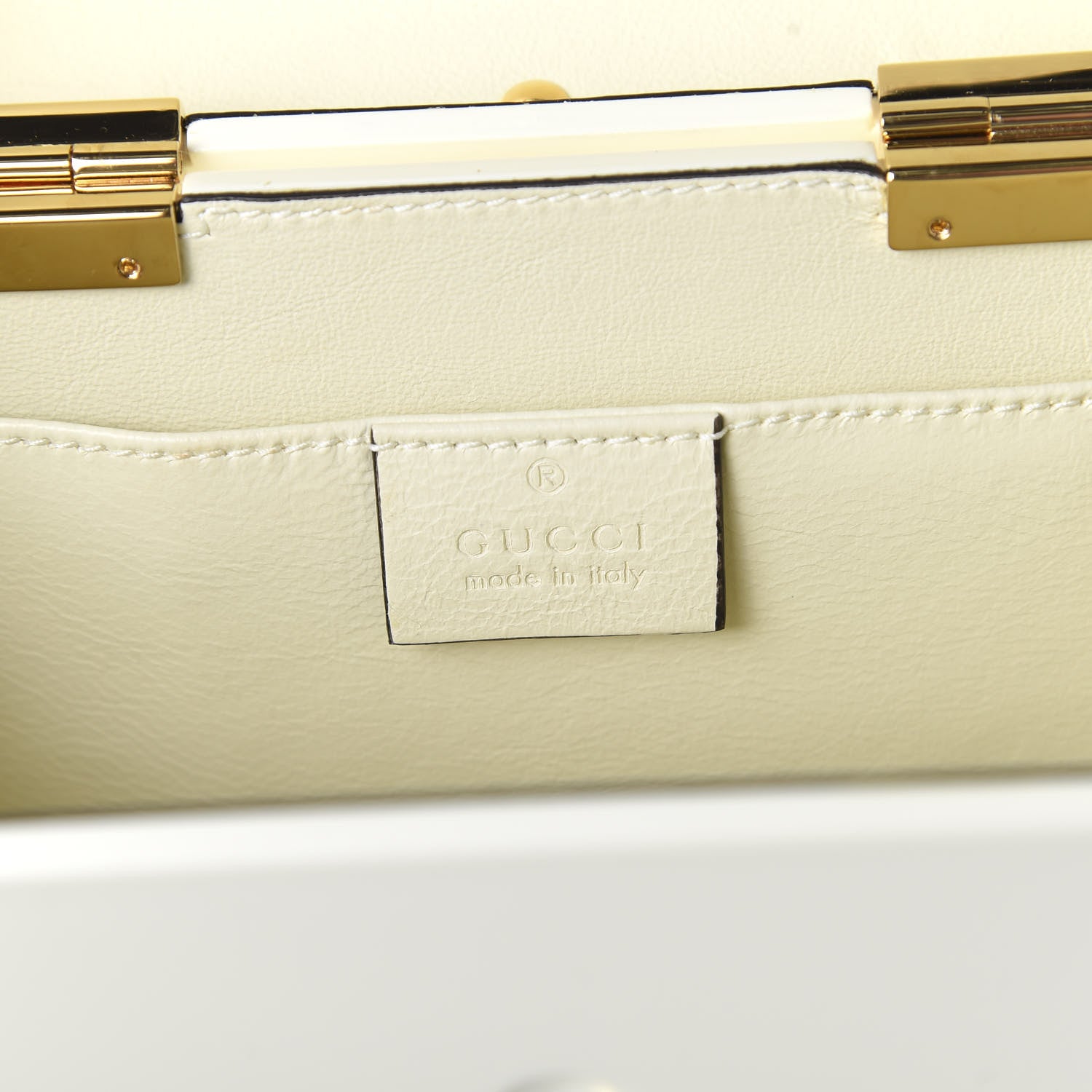 Gucci Plexiglass Mini Sylvie 1969 Top Handle Bag Ivory 8 of 10