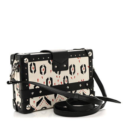 Louis Vuitton Calfskin Graphic Print Petite Malle 3 of 15