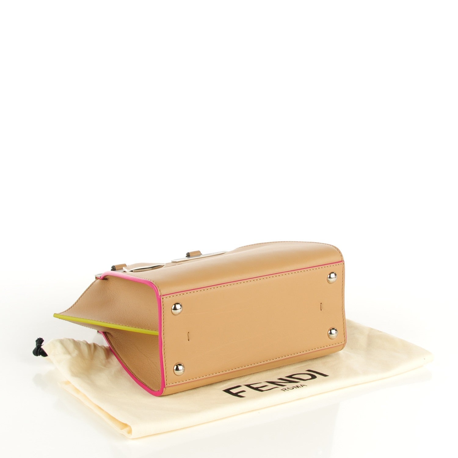 Fendi Vitello Dolce Mini 3Jours Tote Cuoio 4 of 8