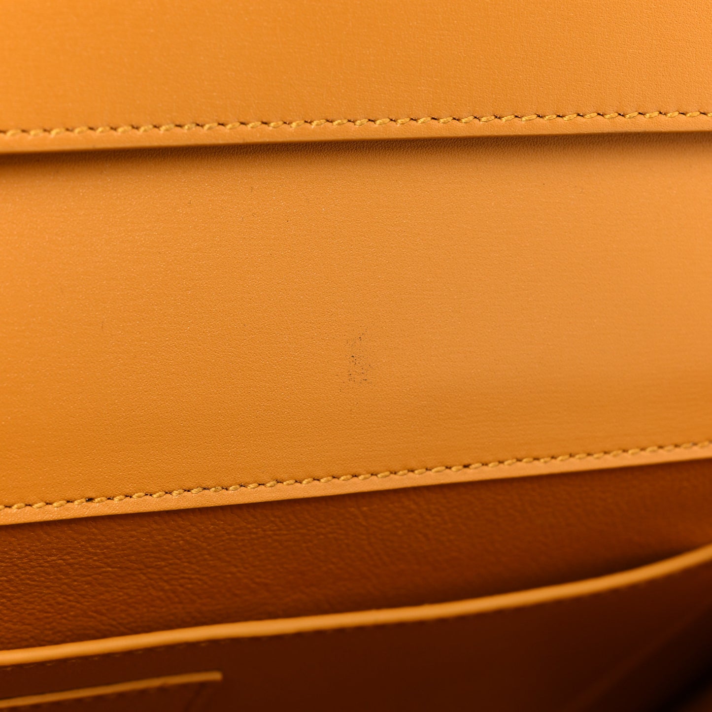 Smooth Calfskin Manhattan Baguette Tangerine