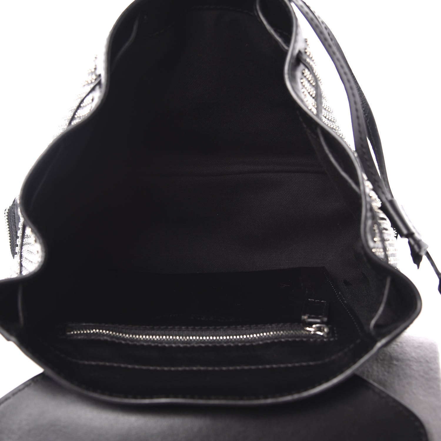 Alexander McQueen Calfskin Grommet Backpack Black 4 of 8