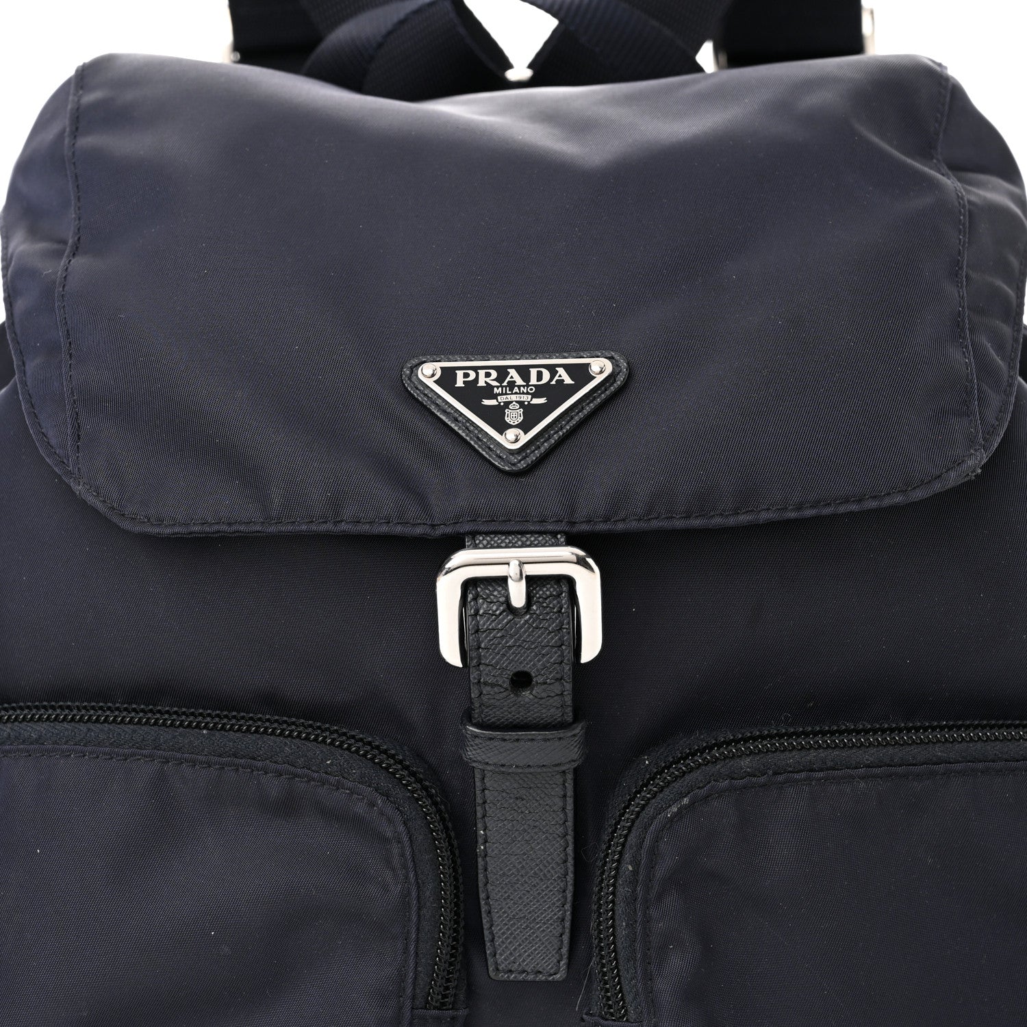 Prada Nylon Vela Large Backpack Navy 7 of 13