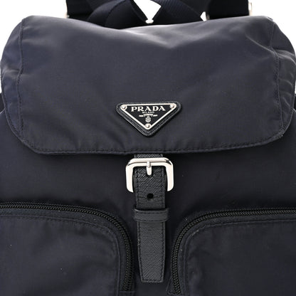 Prada Nylon Vela Large Backpack Navy 7 of 13