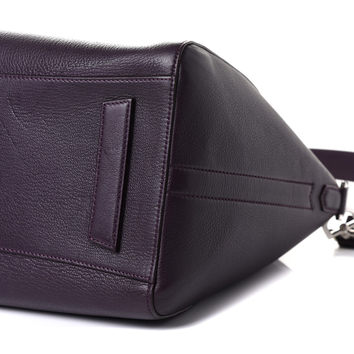 Sugar Goatskin Medium Antigona Aubergine