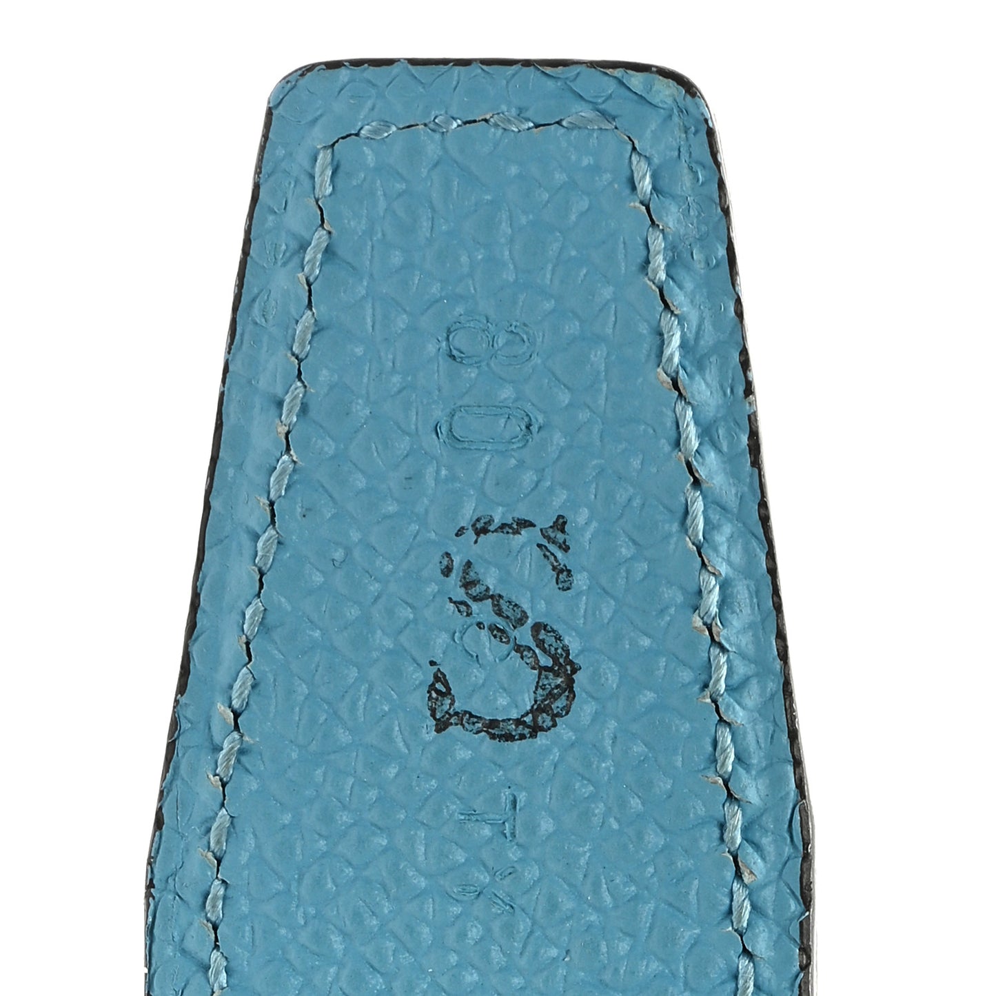 Swift Epsom 24mm Medor H Belt 80 32 Bleu Saphir Bleu Atoll