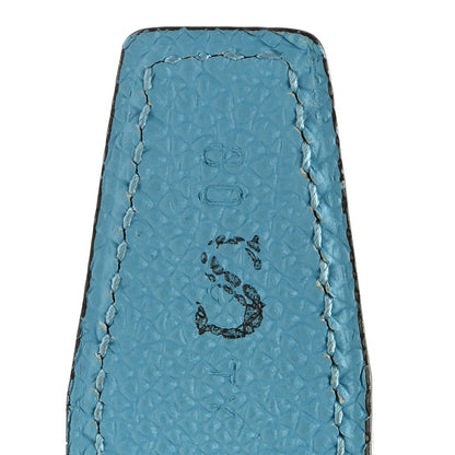 Hermes Swift Epsom 24mm Medor H Belt 80 32 Bleu Saphir Bleu Atoll 5 of 6