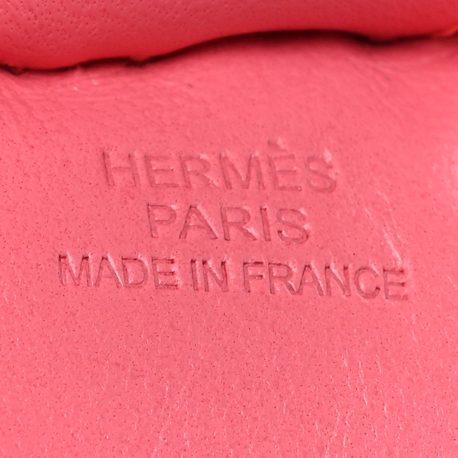 Hermes Milo Lambskin Grigri Rodeo Horse Bag Charm MM Rose Azalee 3 of 4