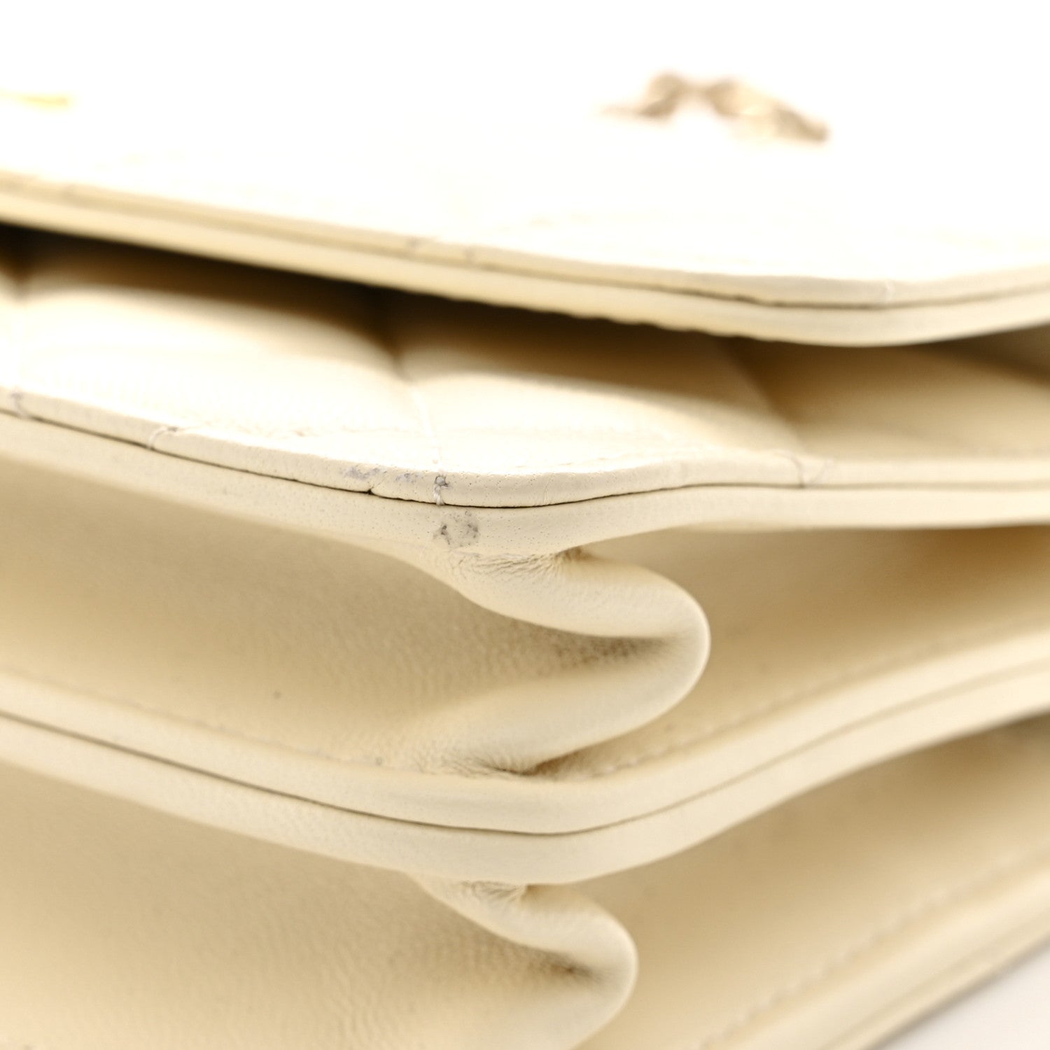 Chanel Lambskin Quilted Trendy CC Dual Handle Clutch With Chain Light Beige 11 of 12
