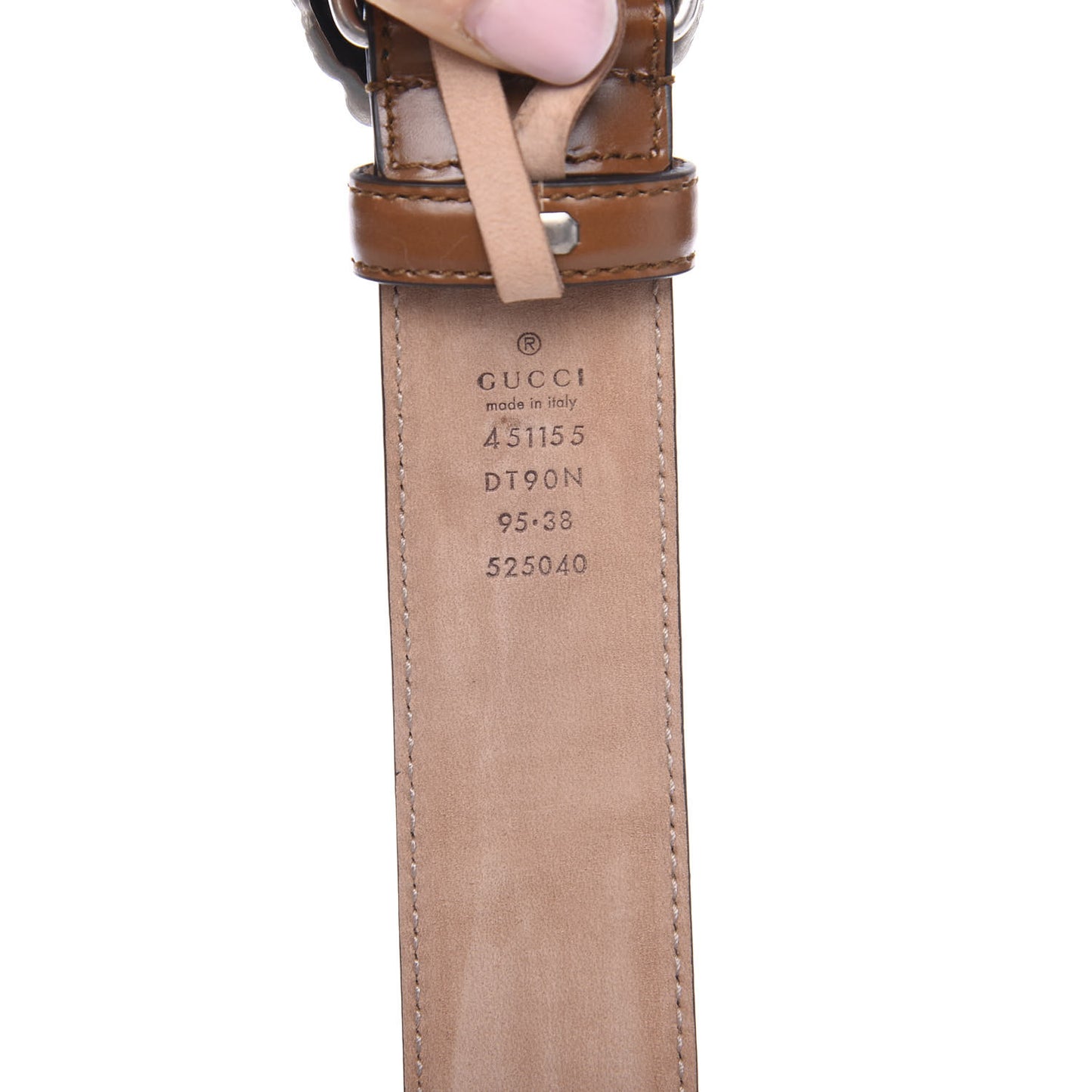 Lisse Calfskin Dionysus 35mm Belt 95 38 Cuir