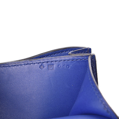 Hermes Epsom Constance Elan 25 Bleu Electrique 7 of 9