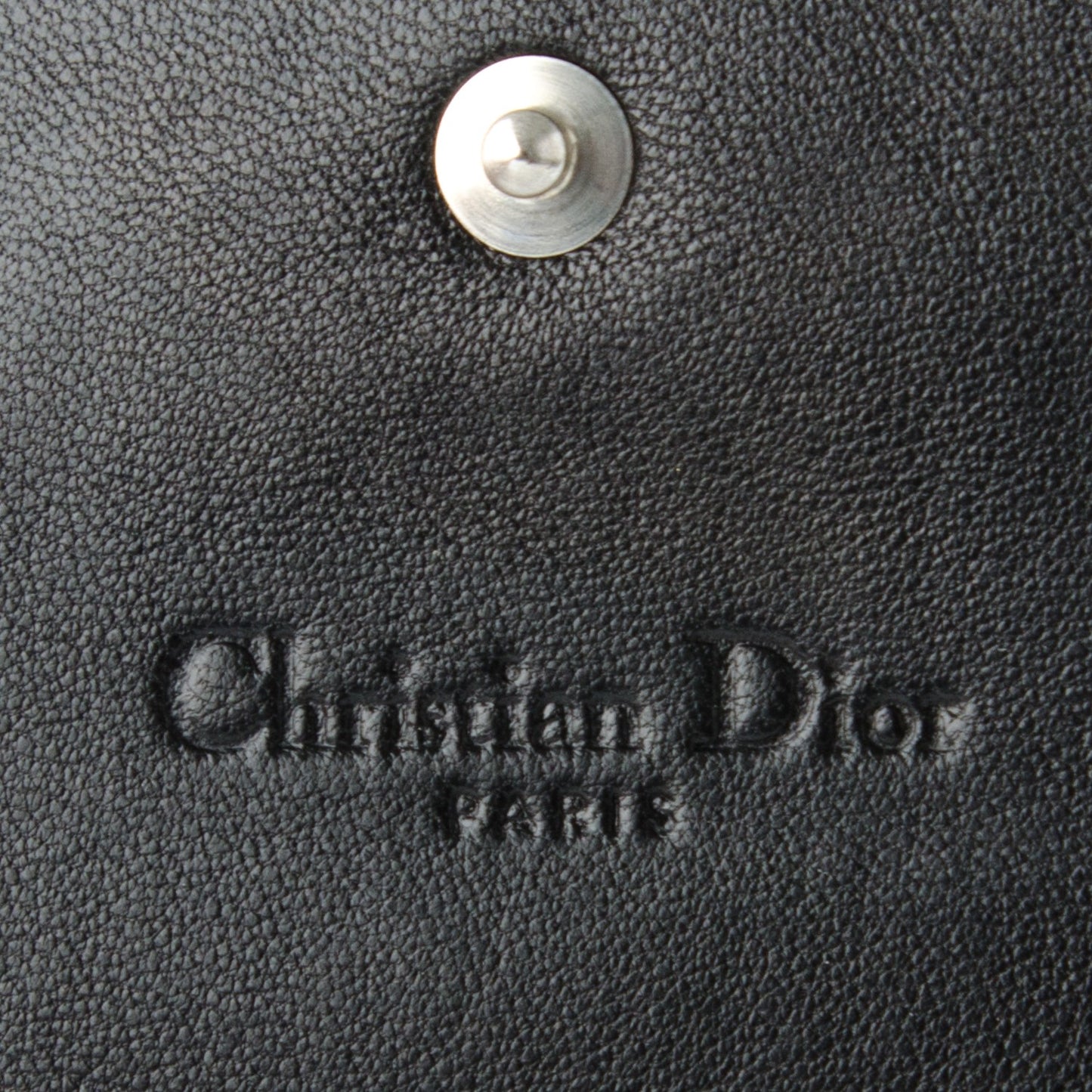 Lambskin Cannage Rendez-vous Chain Wallet Black