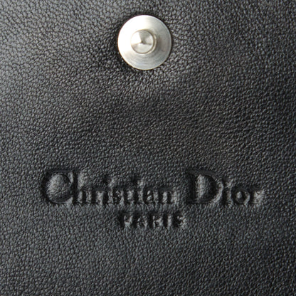 Christian Dior Lambskin Cannage Rendez-vous Chain Wallet Black 6 of 6
