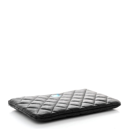 Chanel Caviar Quilted Cosmetic Case Black 4 of 8