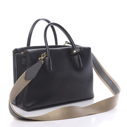 MCM Grained Calfskin Medium Milla Tote Black 3 of 10