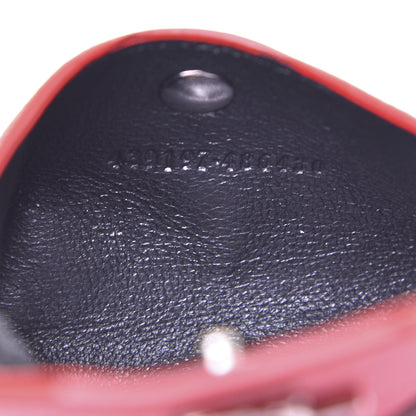 Alexander McQueen Calfskin Insignia Envelope Card Holder Pink 9 of 11