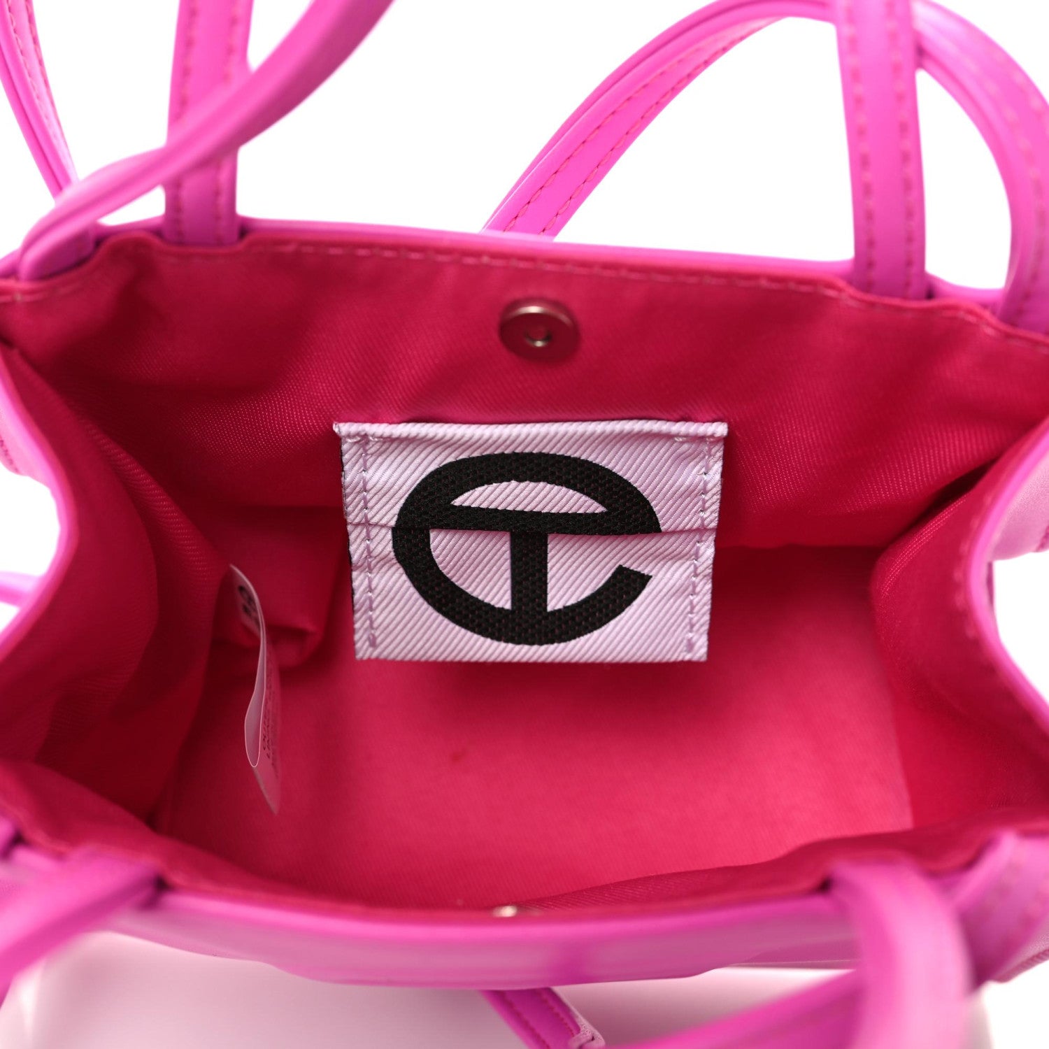 Telfar Vegan Leather Small Shopping Bag Azalea 7 of 9