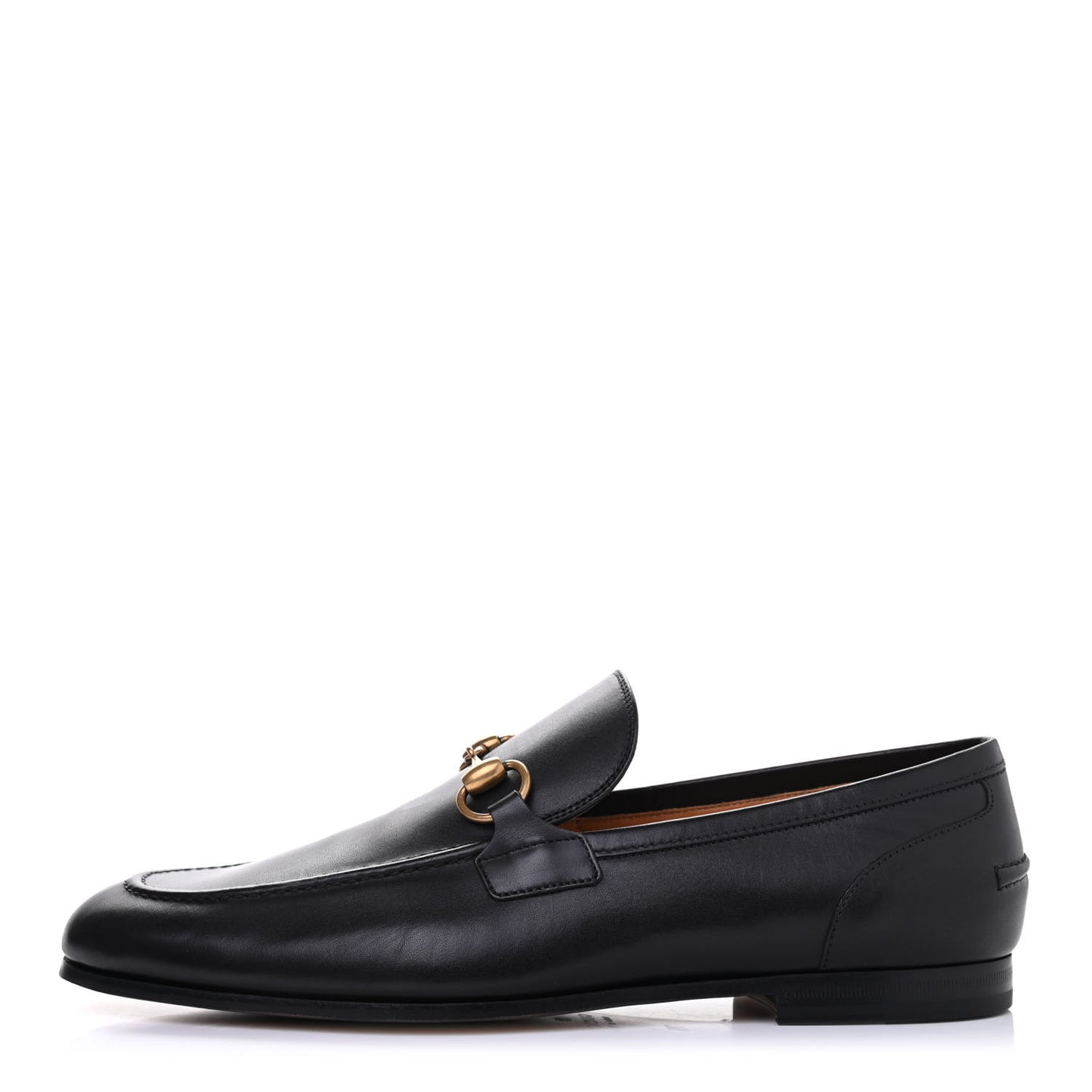 Calfskin Horsebit Mens Jordaan Loafers 7.5 Black
