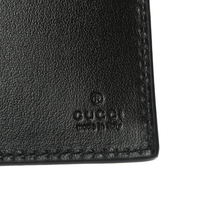 Gucci Plutone Calfskin Logo Bi-Fold Wallet Black 6 of 10
