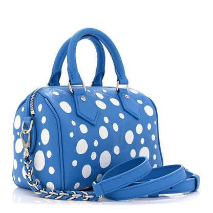 Louis Vuitton LV X YK Empreinte Speedy Bandouliere 20 Blue White 3 of 9