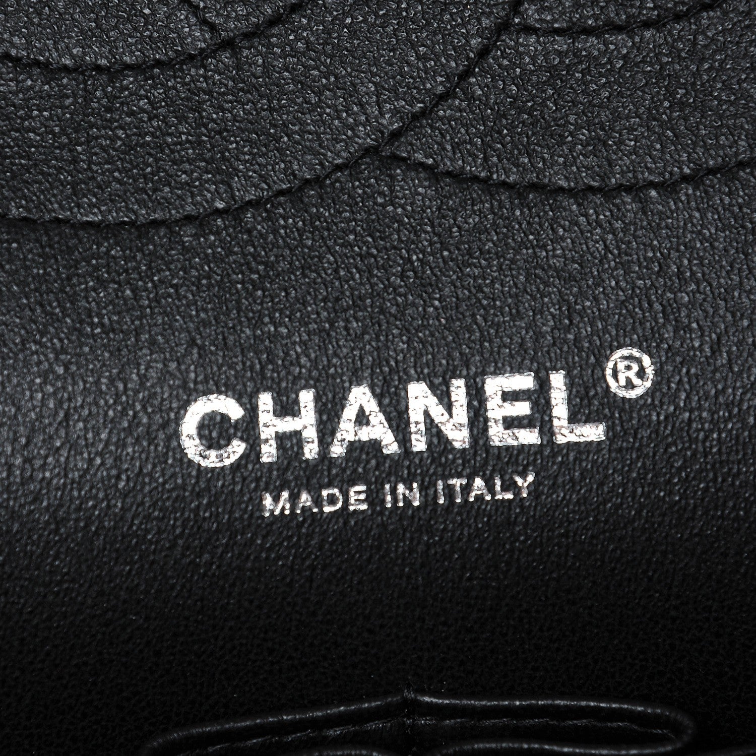 Chanel Crumpled Calfskin Quilted Jumbo Double Flap So Black 6 of 8