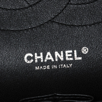 Chanel Crumpled Calfskin Quilted Jumbo Double Flap So Black 6 of 8