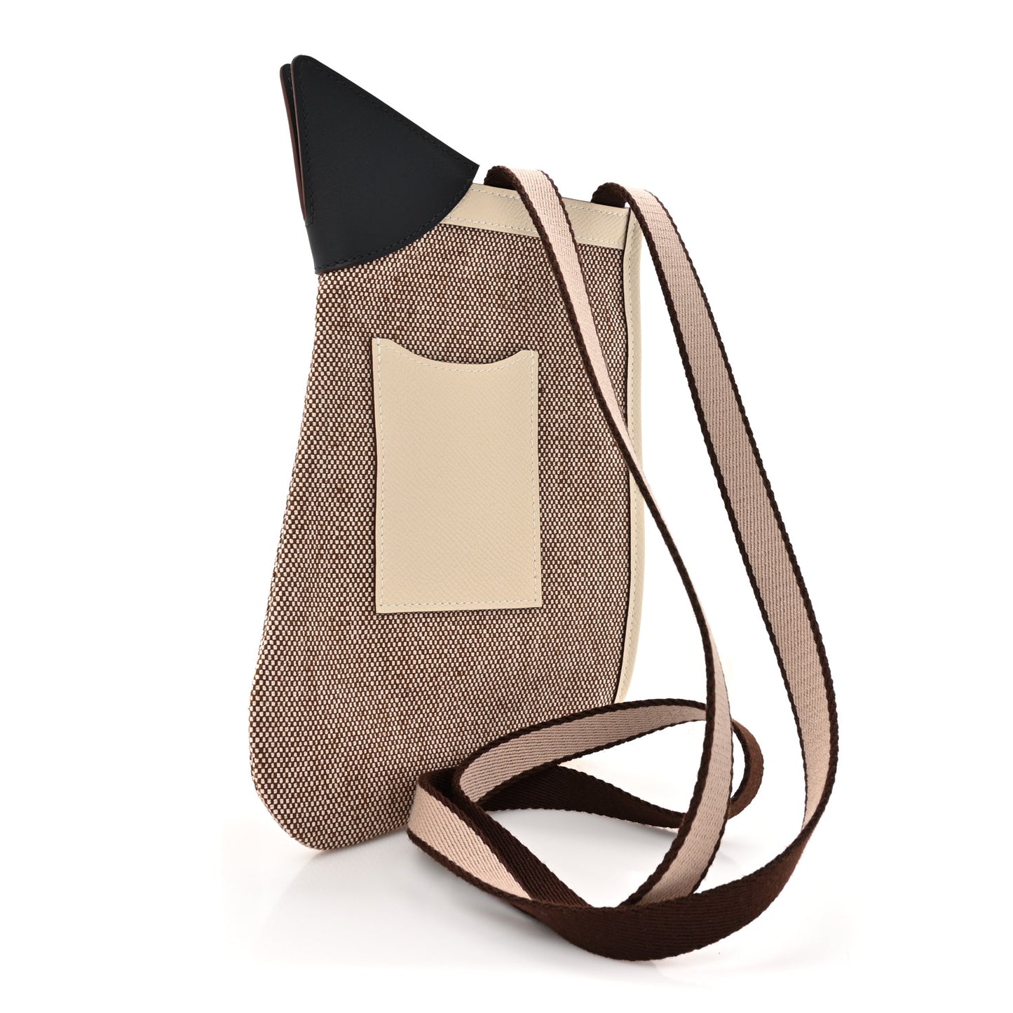 Cotton Calfskin Horsehair Grand Prix Bag Multicolor