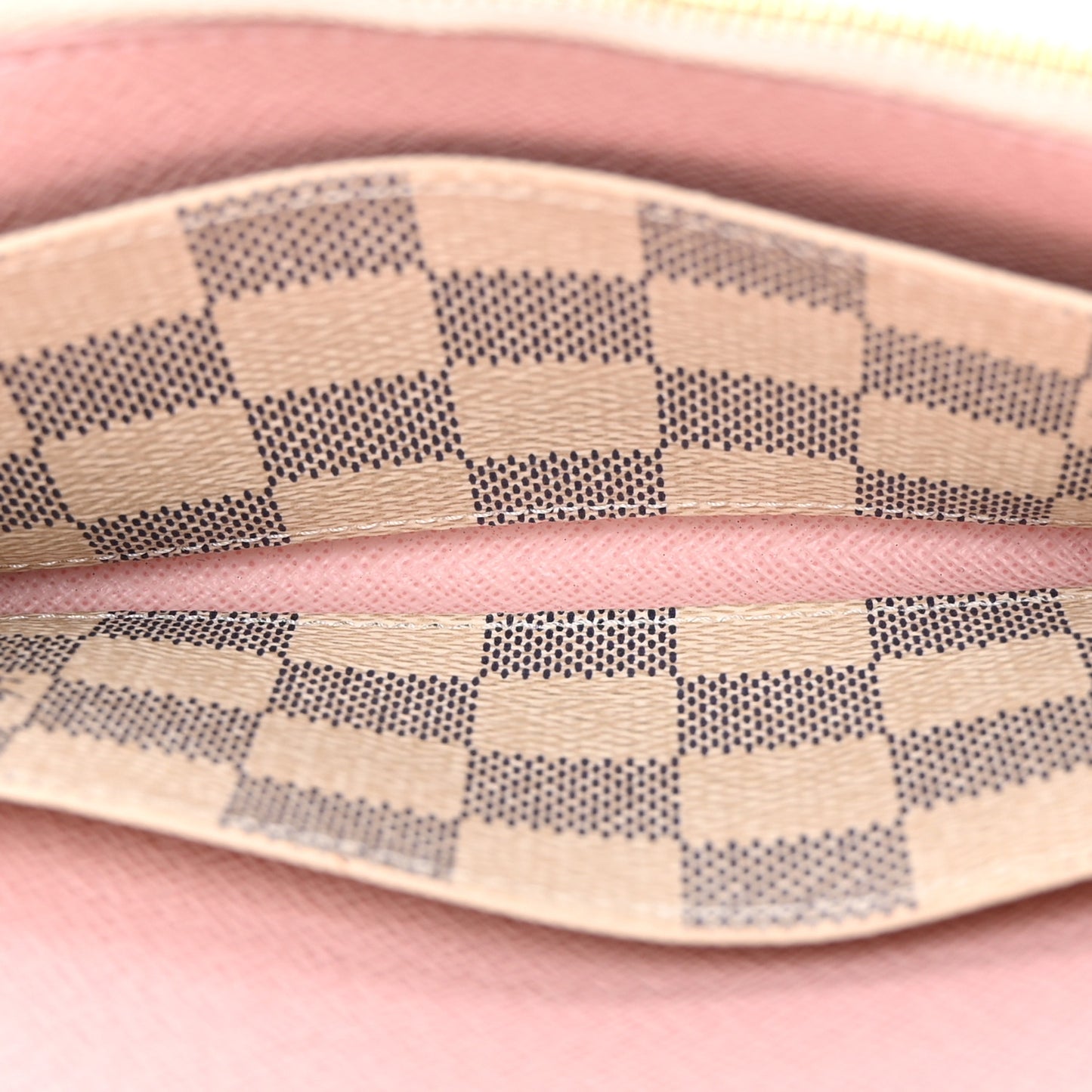 Damier Azur Emilie Wallet Rose Ballerine