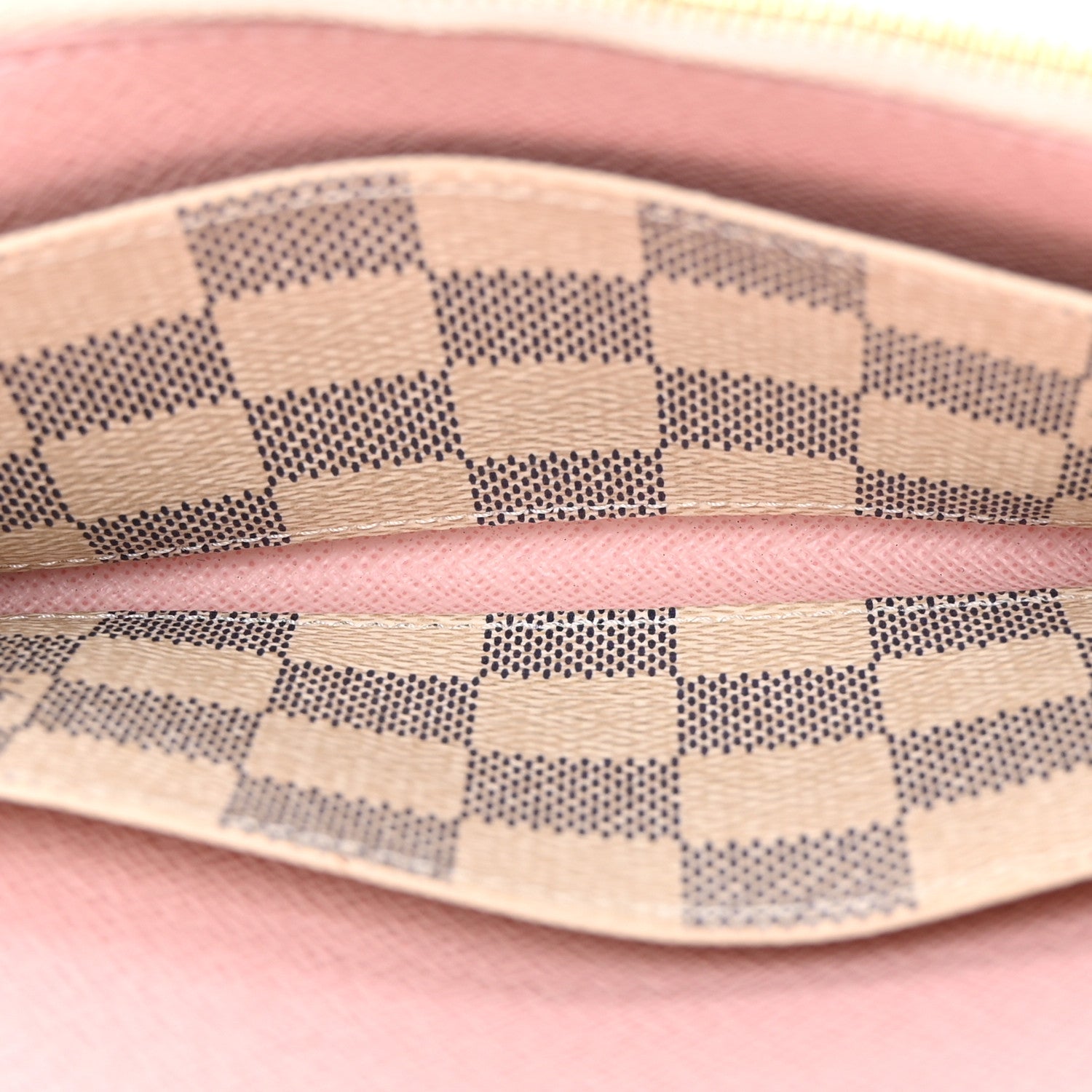 Louis Vuitton Damier Azur Emilie Wallet Rose Ballerine 5 of 9