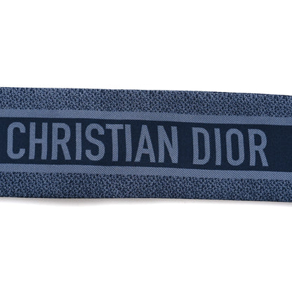 Christian Dior Silk Toile De Jouy Mitzah Scarf Blue 3 of 4