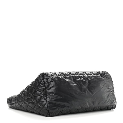 Chanel Nylon Quilted Large Coco Cocoon Tote Black 4 of 13