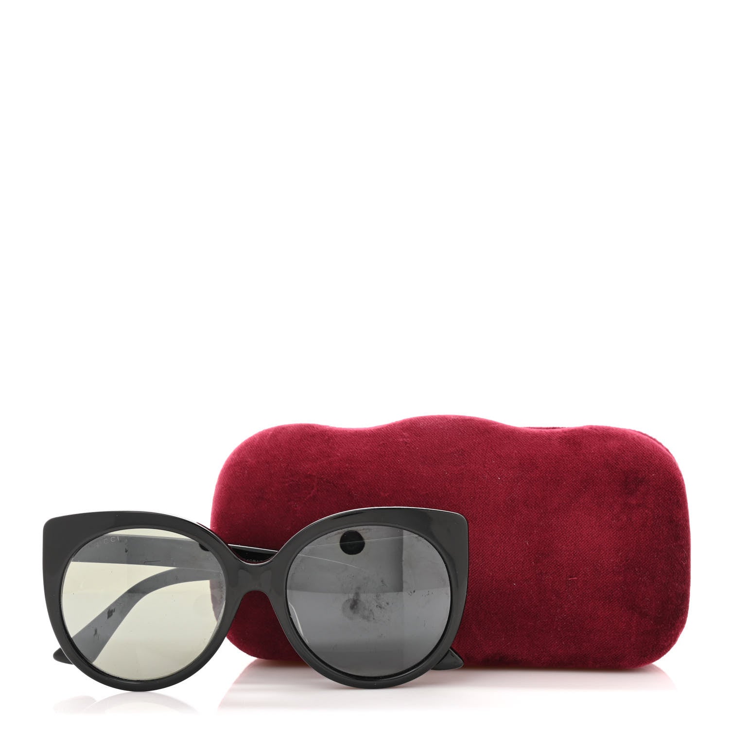 Gucci Cat Eye Sunglasses GG 0325S Black 9 of 9