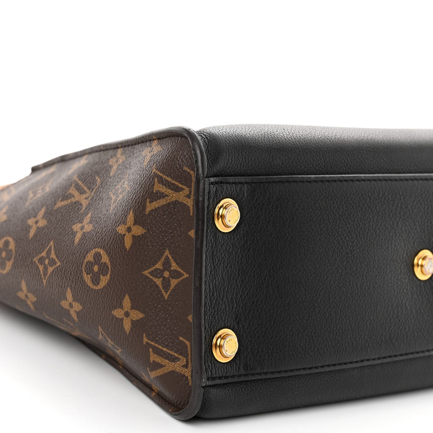 Calfskin Monogram On My Side Black