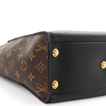 Louis Vuitton Calfskin Monogram On My Side Black 8 of 9