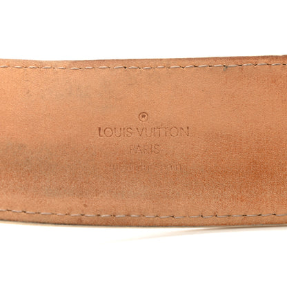 Louis Vuitton Damier Azur 40mm LV Initiales Belt 85 34 7 of 9