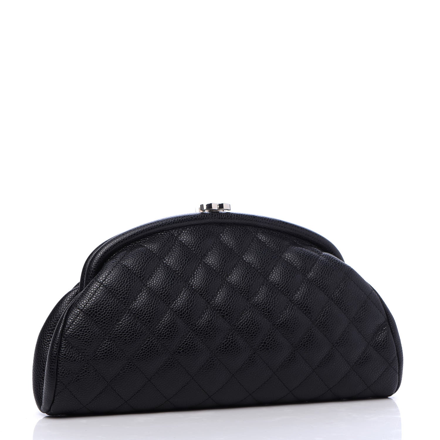 Chanel Caviar Quilted Timeless Clutch Black 3 of 9