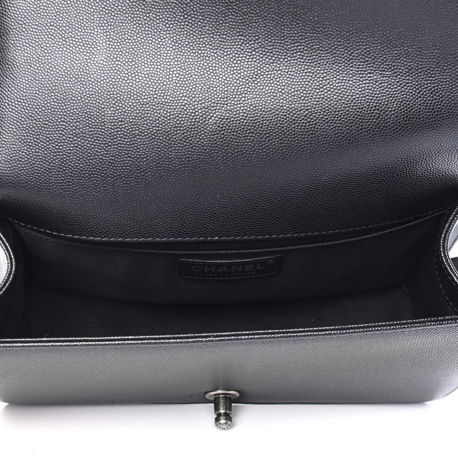 Chanel Caviar Quilted Medium Boy Flap Black 5 of 9