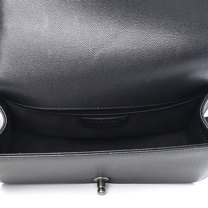 Chanel Caviar Quilted Medium Boy Flap Black 5 of 9